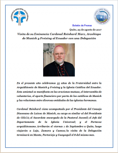Boletín de Prensa – Conferencia Episcopal Ecuatoriana