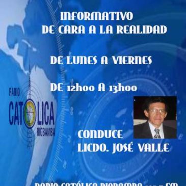 Informativo del Mediodía De Cara a la Realidad en  Radio Católica Riobamba 105.7 f.m
