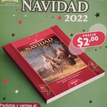 !!Ya esta a la venta la novena de navidad 2022!!                                                                         Por tan solo 2 Dólares, más información en la oficina de  Servicios Pastorales de la Curia de Riobamba,calles Espejo y Orozco en la planta baja.