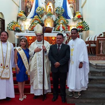 Eucaristía por festividad de San Juan en la parroquia de Tixán