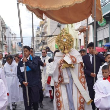 Clausura del Jubileo de Adoración al Santísimo Sacramento Zona Riobamba