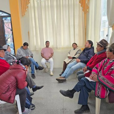 Encuentro de Agentes de Pastoral Indígena de la Diócesis de Riobamba en la Parroquia Santiago de Calpi