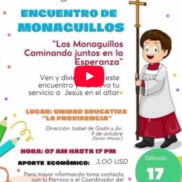 Encuentro de monaguillos de la Diócesis de Riobamba 2025
