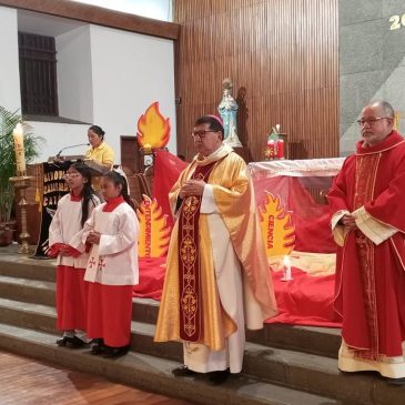 Eucaristía y vigilia por Pentecostés