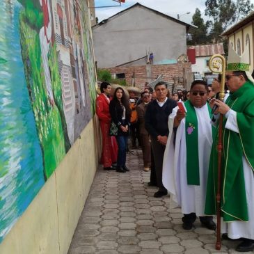 Eucaristía y bendición de mural en la parroquia de Palmira