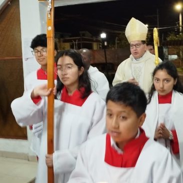 Clausura de las Cuarenta horas del Santísimo Sacramento en la parroquia Sagrado Corazón de Jesús