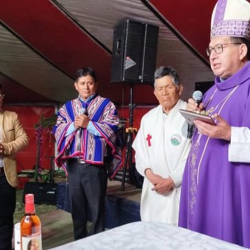 Visita a la comunidad de Bayubug de la parroquia Calpi-Convivencia de la Pastoral Indígena