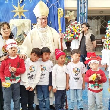 Fiesta de la Infancia Misionera en la Unidad Educativa Santa Mariana de Jesús