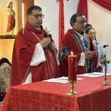 Bendición de la Capilla de la comunidad, parroquia San Oscar Romero, recinto del Citado