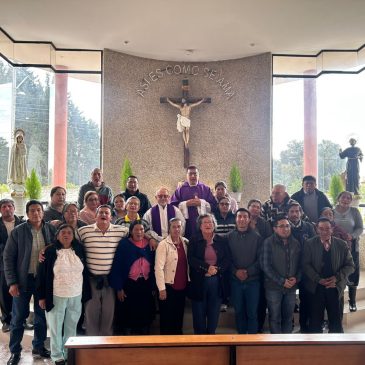 Retiro espiritual de cuaresma de los agentes de Pastoral de la Zona Guano-Penipe