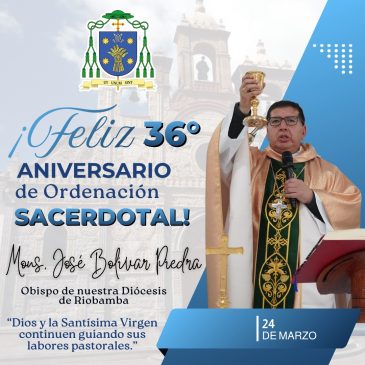 ¡𝐅𝐞𝐥𝐢𝐳 𝟑𝟔° 𝐀𝐧𝐢𝐯𝐞𝐫𝐬𝐚𝐫𝐢𝐨 𝐝𝐞 𝐎𝐫𝐝𝐞𝐧𝐚𝐜𝐢𝐨́𝐧 𝐒𝐚𝐜𝐞𝐫𝐝𝐨𝐭𝐚𝐥!