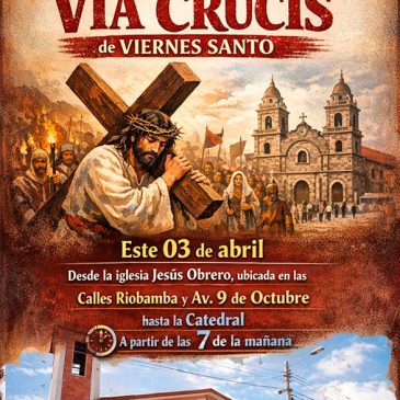 Invitación al Vía Crucis Diocesano 2026